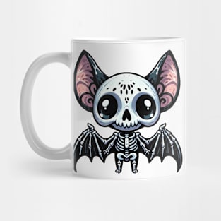 Cute Bat Skeleton Mug